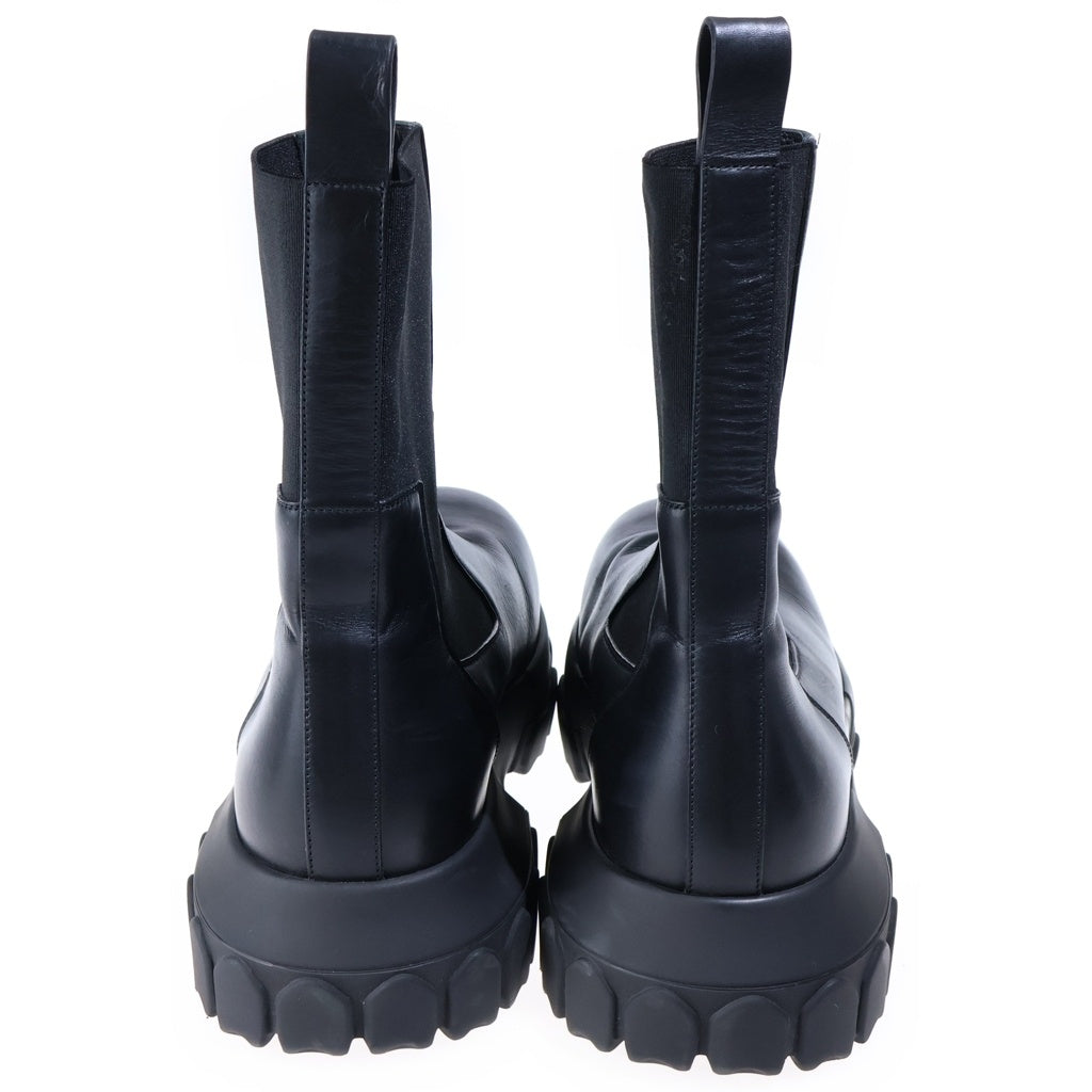 Rick Owens(リックオウエンス) STROBE BEATLE BOZO TRACTOR BOOTS ビートル ボゾ トラクター サイドゴアブーツ ブラック 02C7881