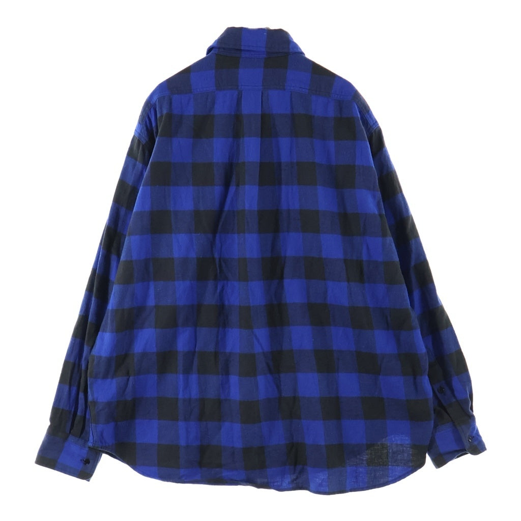 seven by seven(セブン バイ セブン) BUFFALO CHECK WORK SHIRTS チェックロングスリーブ 長袖シャツ ブルー 800-5250072