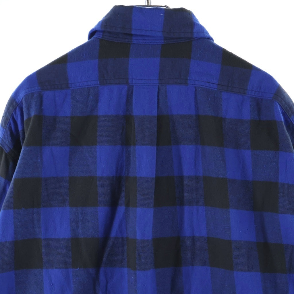 seven by seven(セブン バイ セブン) BUFFALO CHECK WORK SHIRTS チェックロングスリーブ 長袖シャツ ブルー 800-5250072