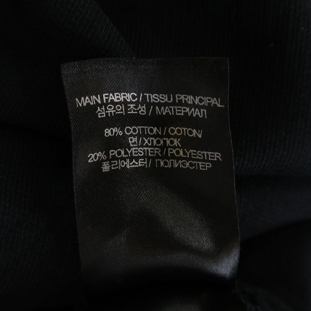 VETEMENTS(ヴェトモン) 22AW Double Anarchy Hoodie ダブルアナーキー フーディ プルオーバースウェットパーカー ブラック UA53HD340N