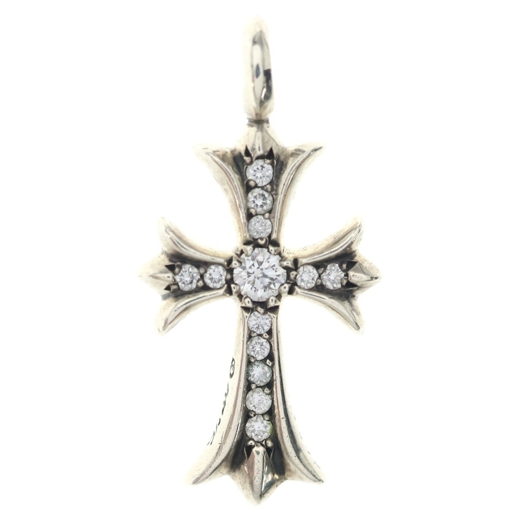 CHROME HEARTS(クロムハーツ) TNY CRSF P/DIA タイニーファットクロス PAVEダイヤ ペンダントトップ シルバー BCA323