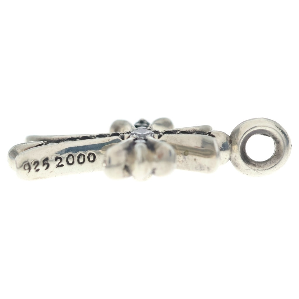 CHROME HEARTS(クロムハーツ) TNY CRSF P/DIA タイニーファットクロス PAVEダイヤ ペンダントトップ シルバー BCA323