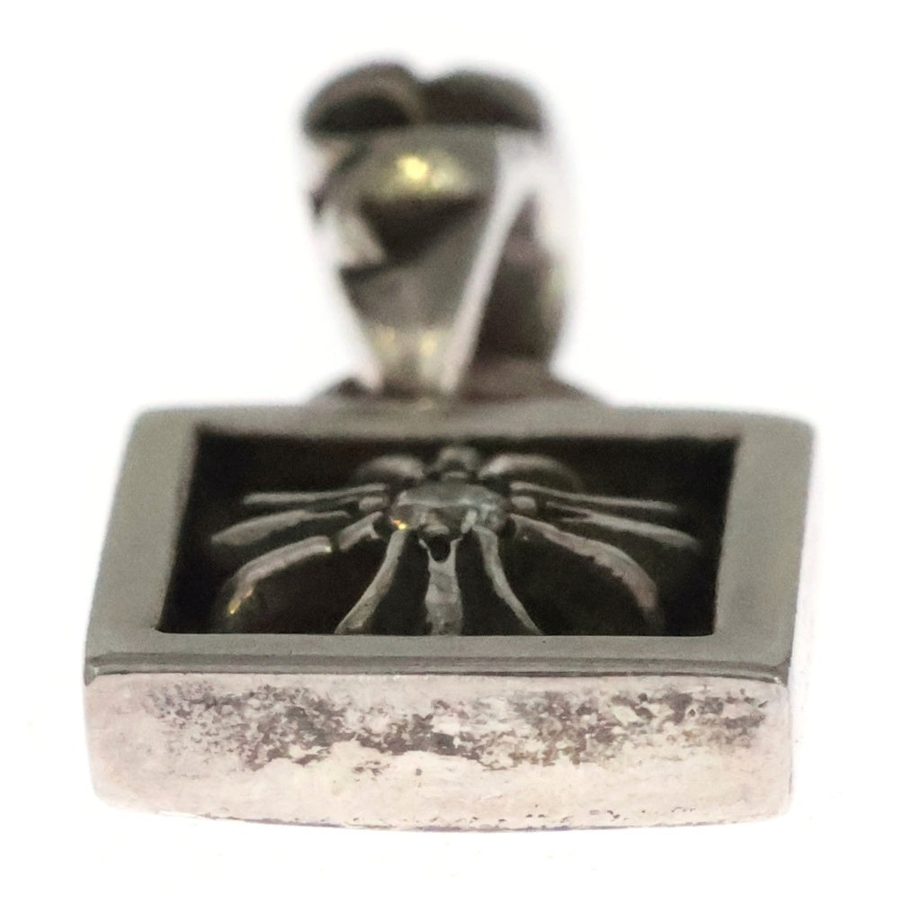 CHROME HEARTS(クロムハーツ) FRAMED CH PLUS 1DIA フレームドCHプラス 1ダイヤ チャーム ペンダントトップ シルバー