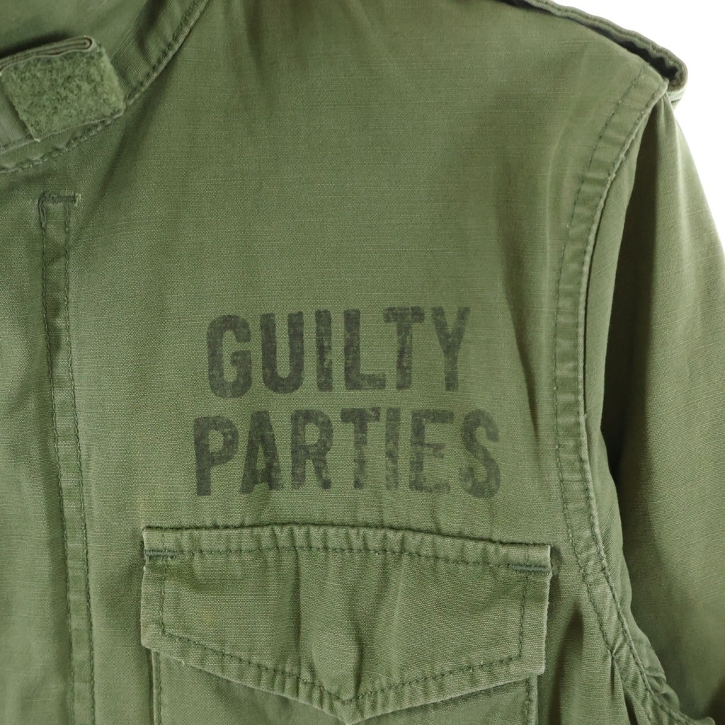 WACKO MARIA(ワコマリア) M-65 Jacket ミリタリージャケット バック刺繍デザイン カーキ