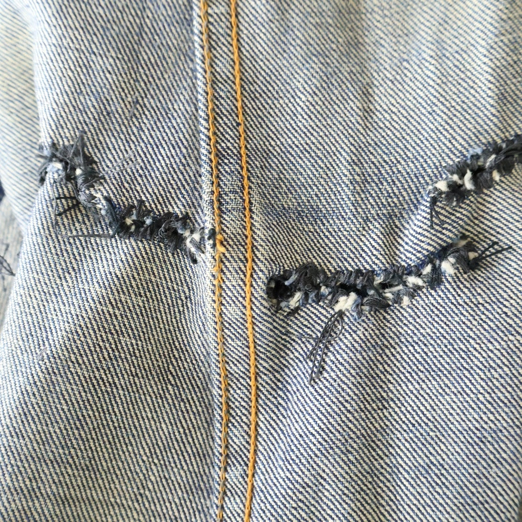 Levi's(リーバイス) 60s 557 3rd ボタン裏O BIGE 均等V デニムジャケット Gジャン インディゴ