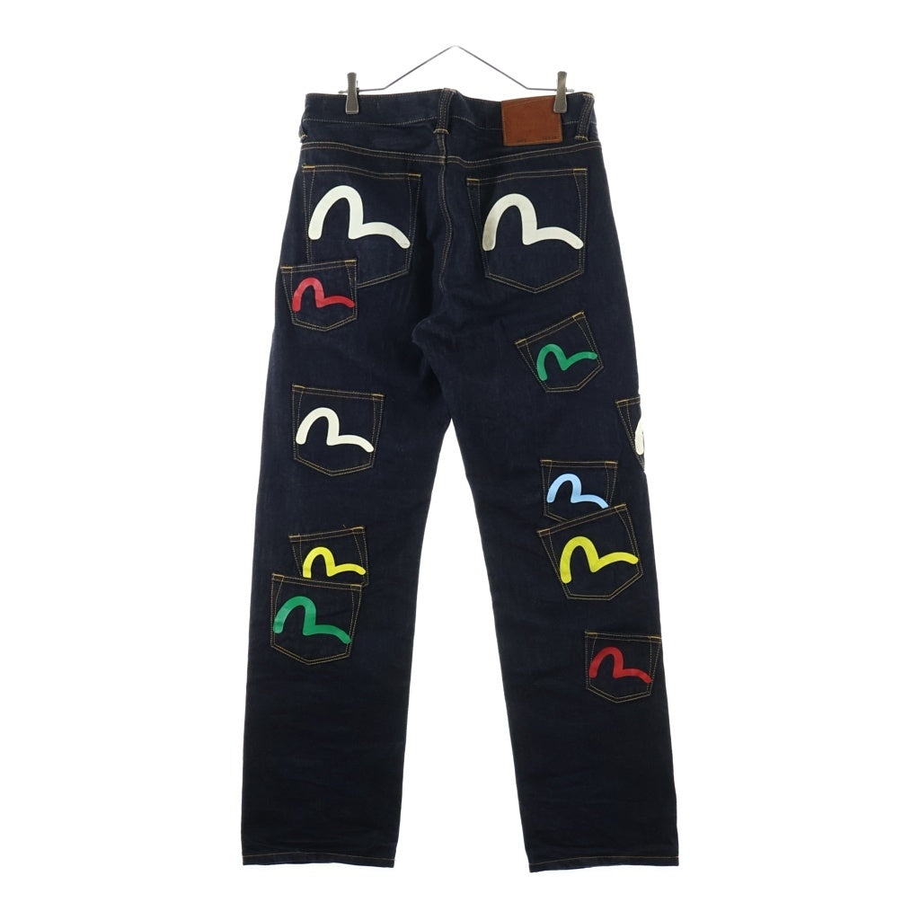 EVISU(エビス) Lot2000 マルチポケット メニーポケット レギュラーフィットジーンズ デニムパンツ インディゴ 2EAHTM4JE125600DN