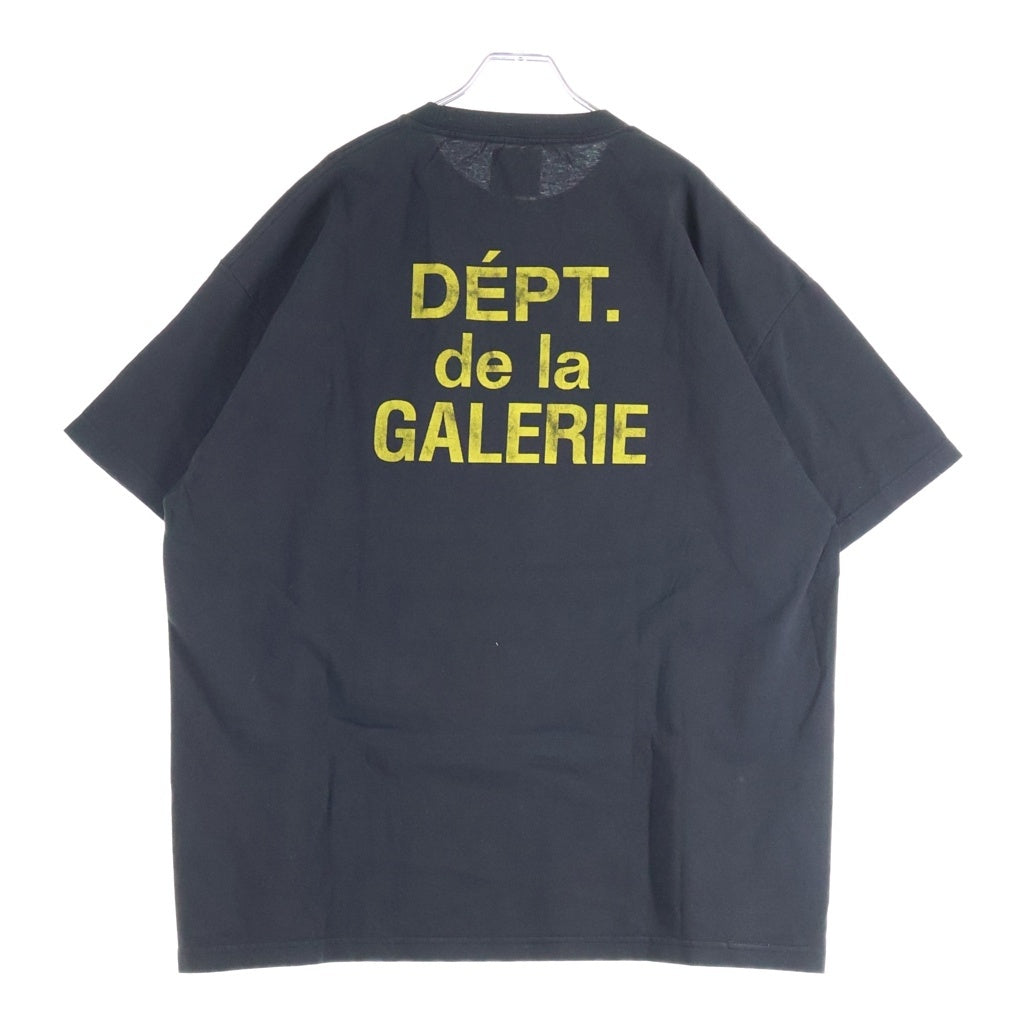 GALLERY DEPT.(ギャラリーデプト) DEPT. de la GALLERY 半袖 クルーネック カットソー Tシャツ ブラック