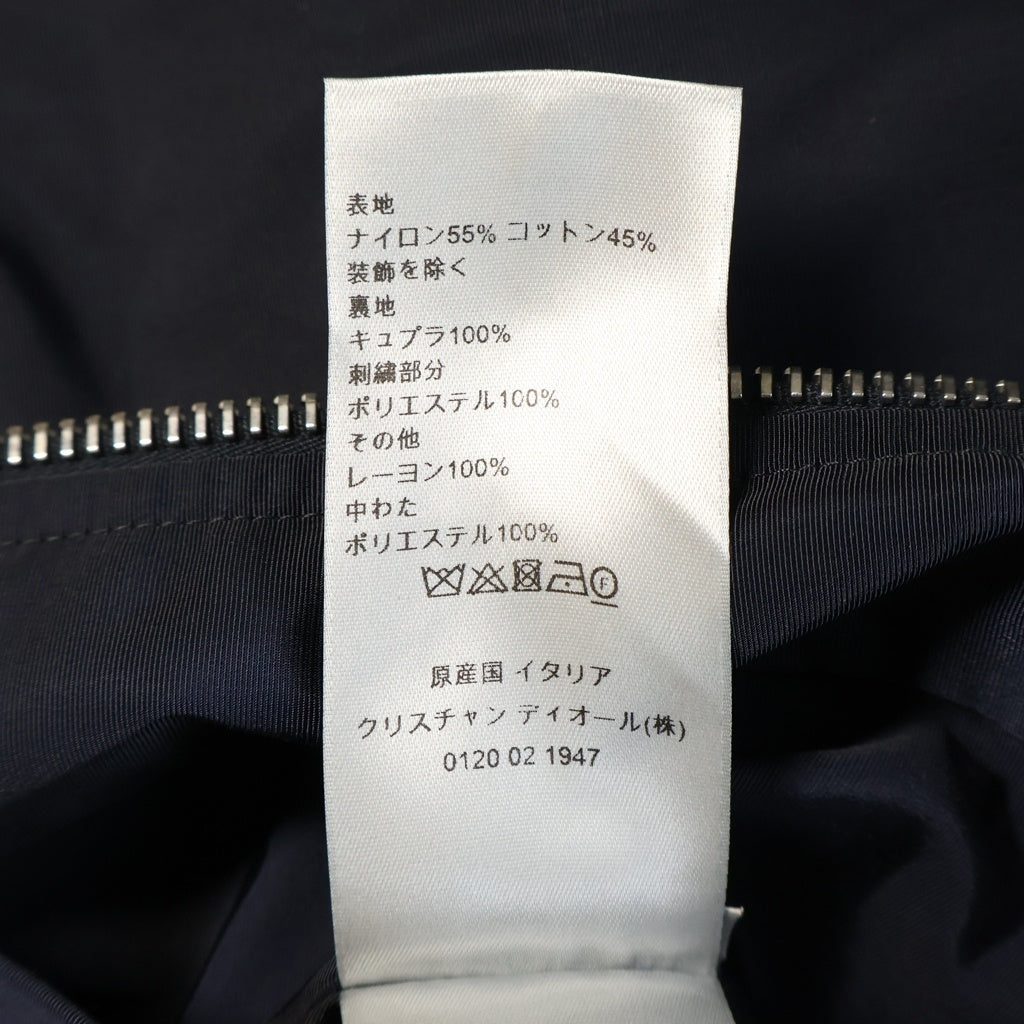 DIOR(ディオール) 23SS Couture Bomber Jacket クチュール ボンバージャケット ジップアップブルゾン ネイビー 143C432D4533