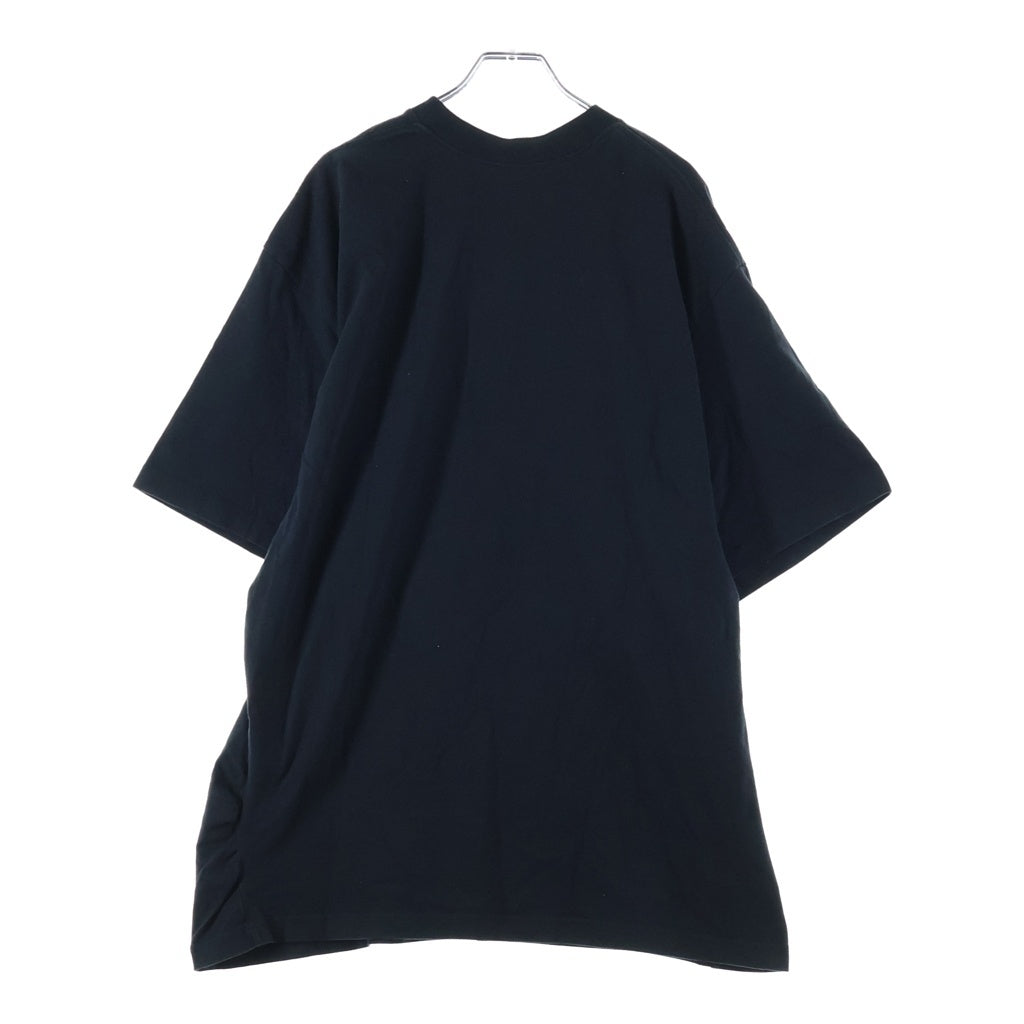 BALENCIAGA(バレンシアガ) フロントタイガープリント クルーネック半袖Tシャツ ショートスリーブカットソー ブラック NJ06 681314 TLVH2