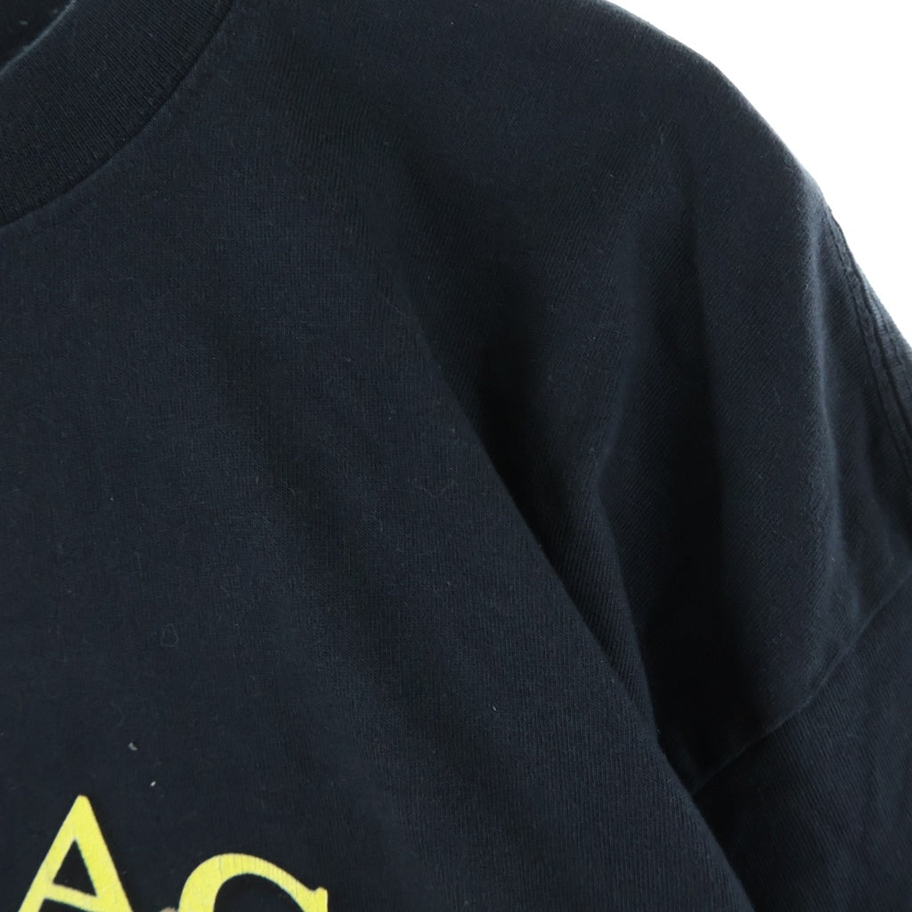 BALENCIAGA(バレンシアガ) フロントタイガープリント クルーネック半袖Tシャツ ショートスリーブカットソー ブラック NJ06 681314 TLVH2