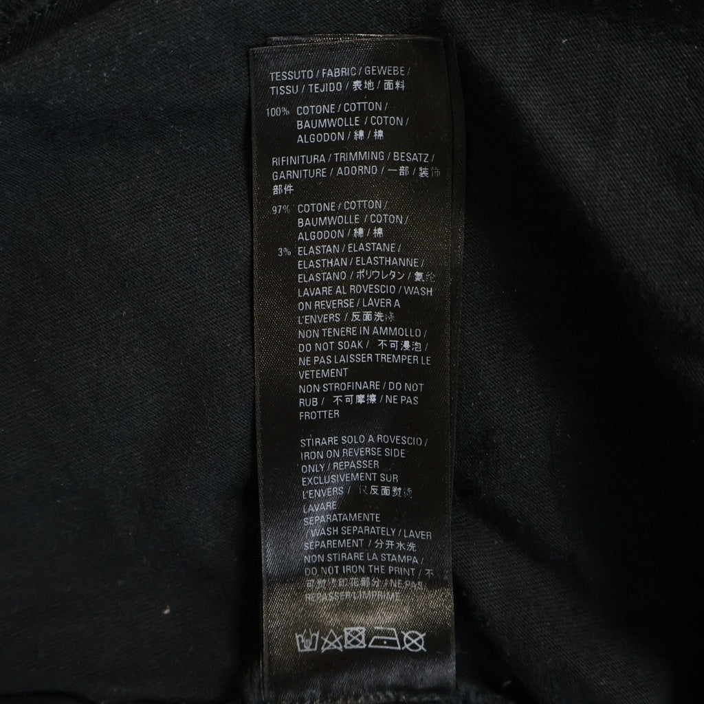 BALENCIAGA(バレンシアガ) フロントタイガープリント クルーネック半袖Tシャツ ショートスリーブカットソー ブラック NJ06 681314 TLVH2