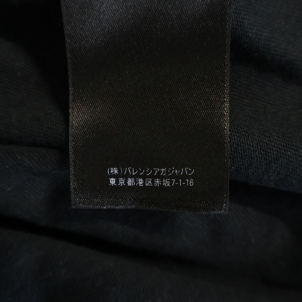 BALENCIAGA(バレンシアガ) フロントタイガープリント クルーネック半袖Tシャツ ショートスリーブカットソー ブラック NJ06 681314 TLVH2