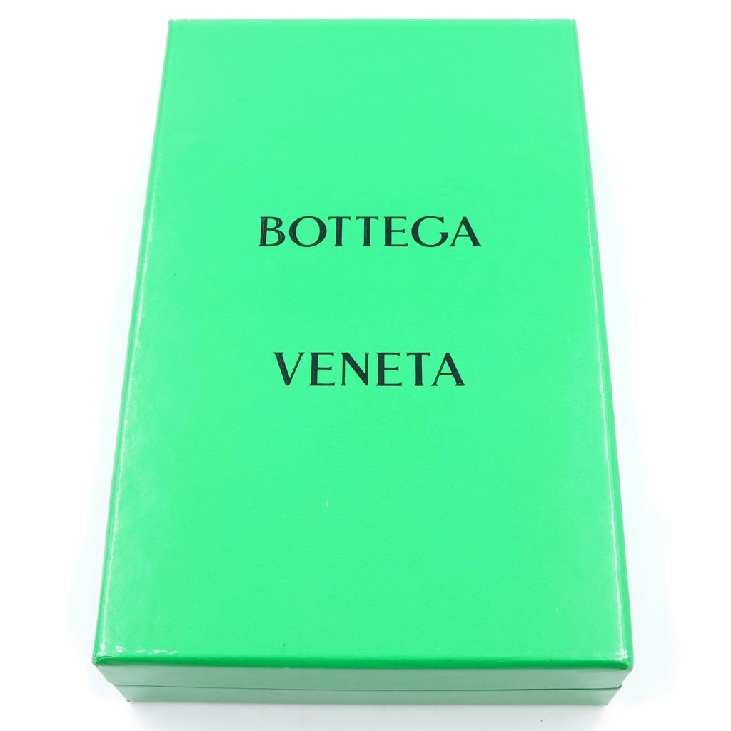BOTTEGA VENETA(ボッテガヴェネタ) マキシイントレチャート ラウンドファスナー長財布 ロングウォレット カードケース ブラック レザー レディース