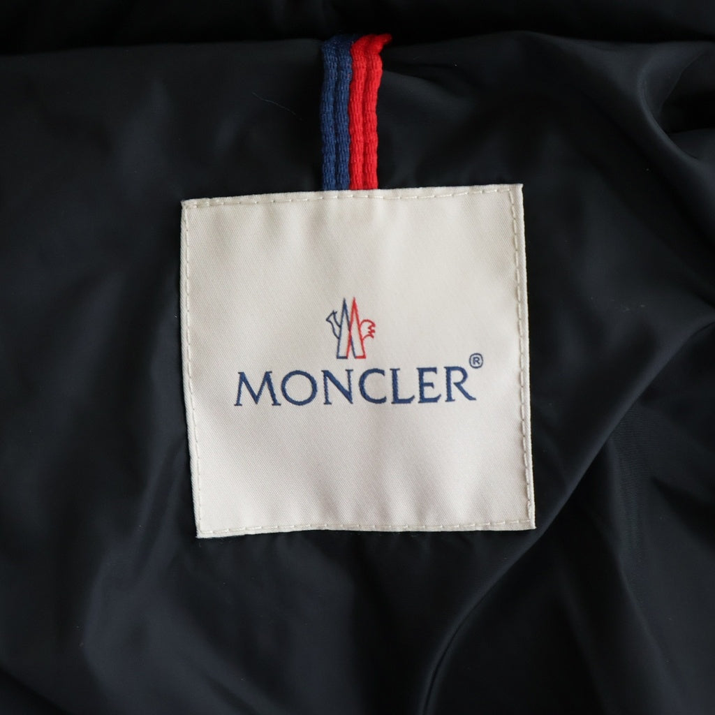 MONCLER(モンクレール) 19AW CLUNY GIUBBOTTO クルーニー ファー フーデッド ジップアップ ダウンコート ジャケット ブラック E20914138025