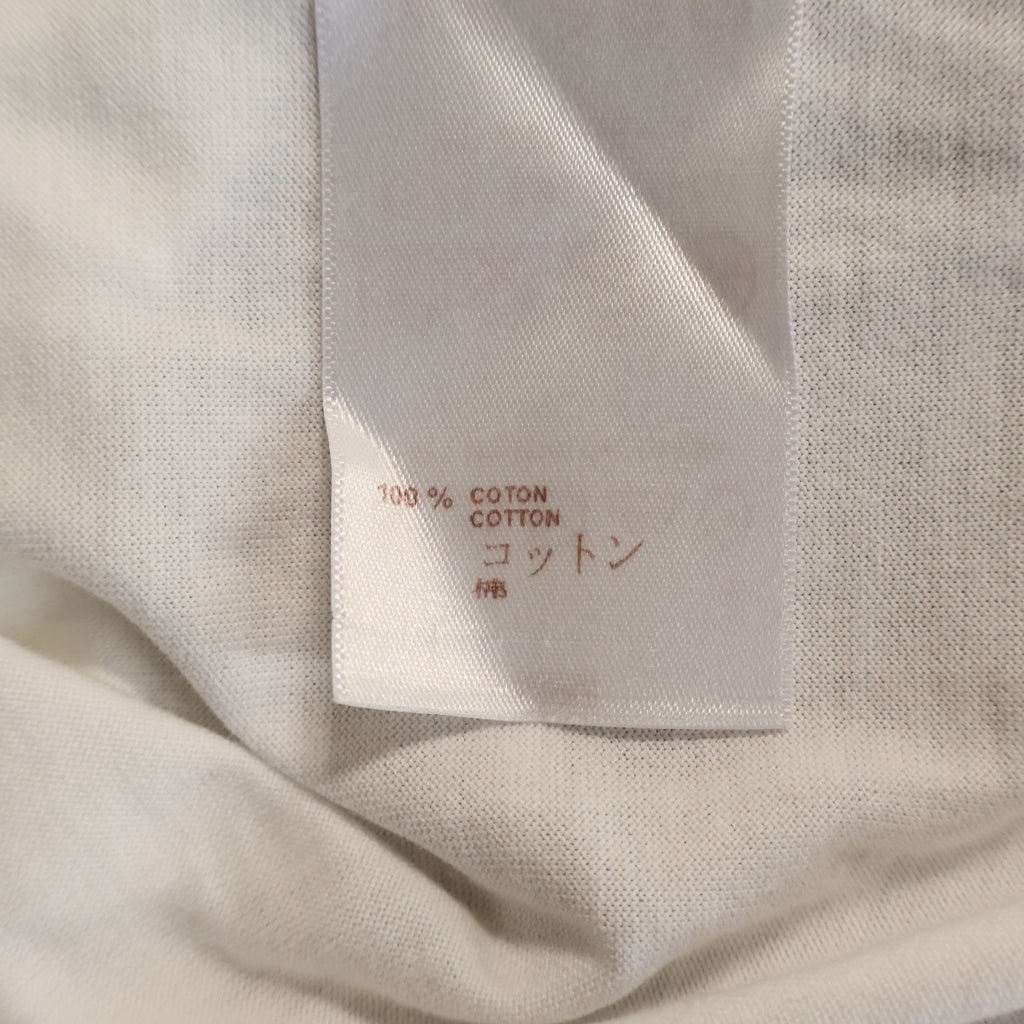 LOUIS VUITTON(ルイヴィトン) 胸ロゴ刺繍 Vネック 半袖 Tシャツ カットソー ホワイト RM142Q H6Y42WJCB