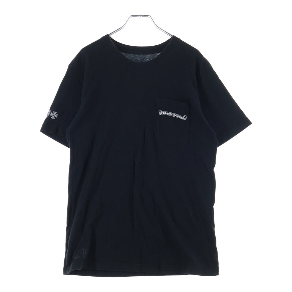 CHROME HEARTS(クロムハーツ) MLT COL CEM CRS TEE マルチカラーセメタリークロス クルーネック半袖Tシャツ カットソー ブラック