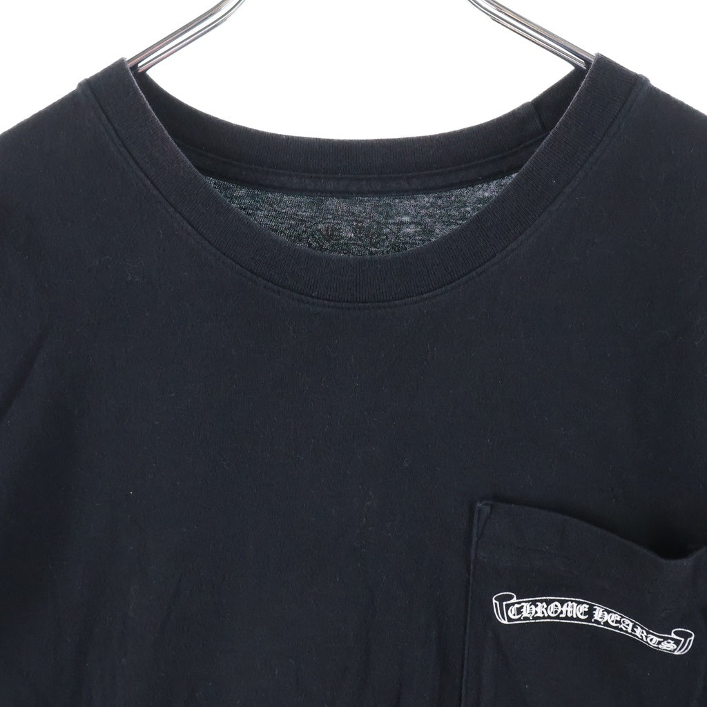CHROME HEARTS(クロムハーツ) MLT COL CEM CRS TEE マルチカラーセメタリークロス クルーネック半袖Tシャツ カットソー ブラック