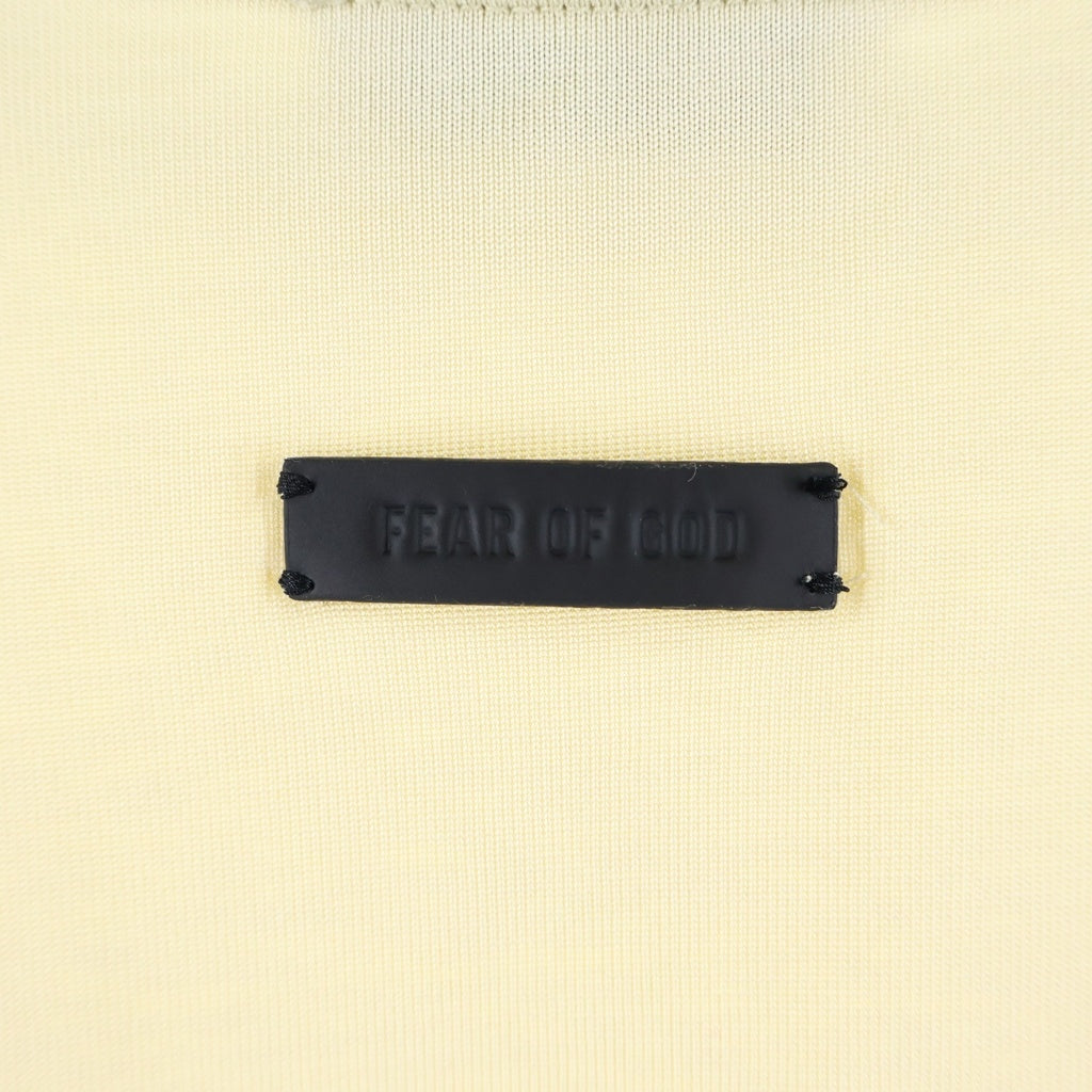FEAR OF GOD(フィアオブゴッド) FGロゴプリント クルーネック 半袖Tシャツ アイボリー