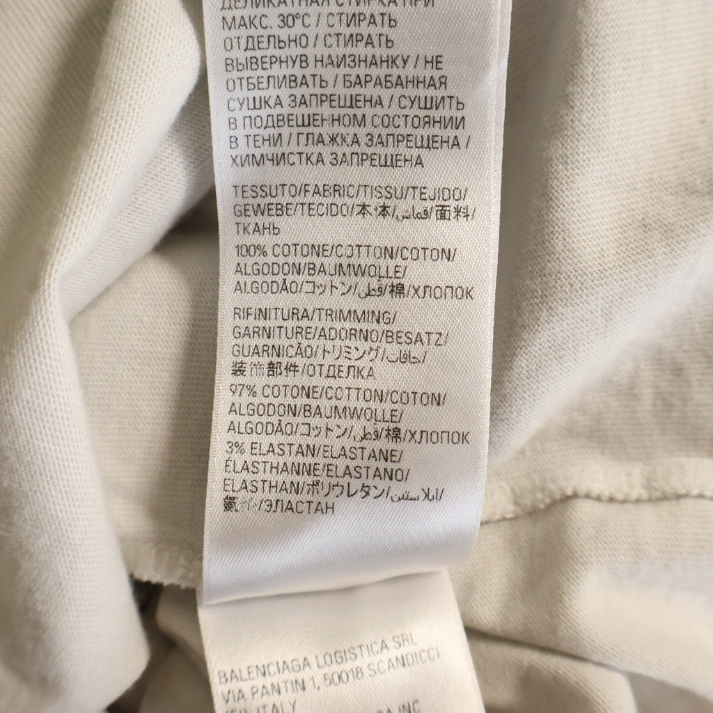 BALENCIAGA(バレンシアガ) 25SS Over Champs-Elysees T-Shirt オーバーサイズ プリントTシャツ 787349 TRVN1