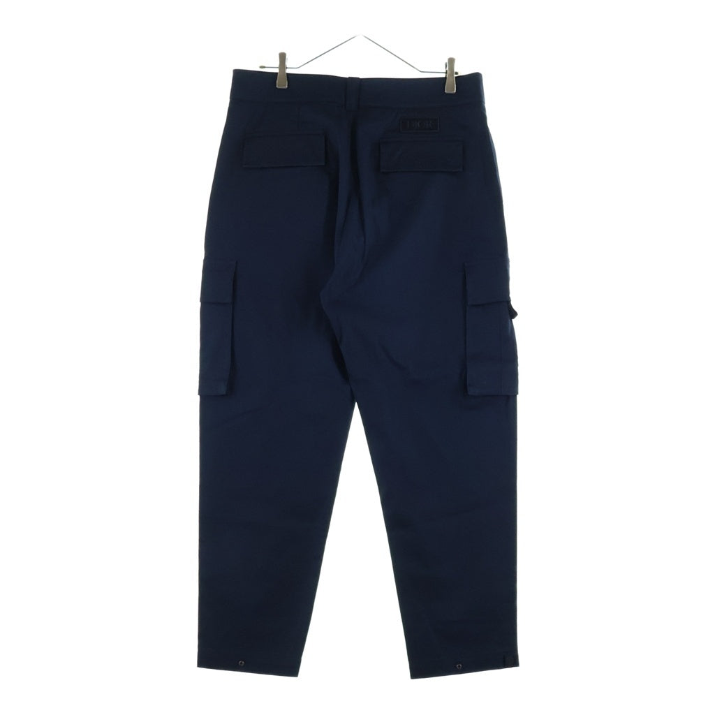 DIOR(ディオール) ロゴワッペン コットン カーゴパンツ ネイビー 013C122A3866