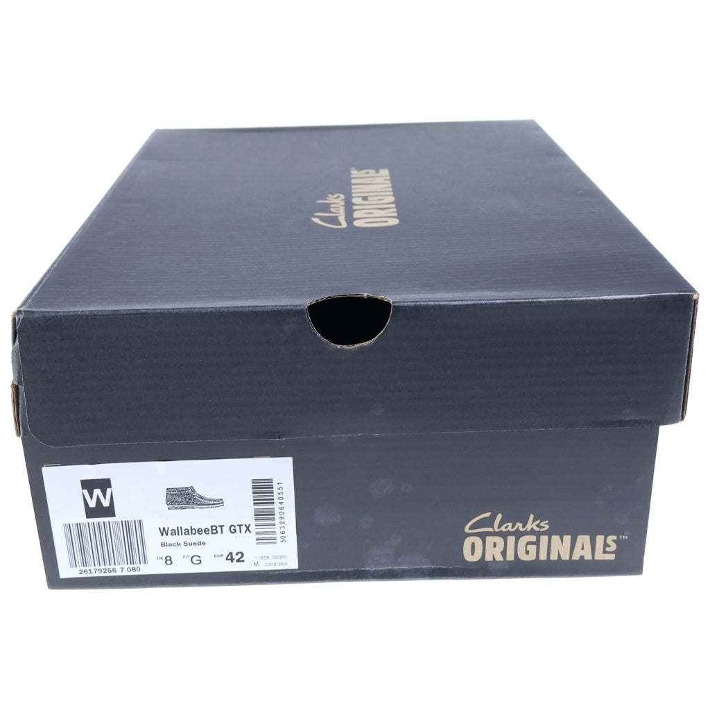 Clarks(クラークス) WallabeeBT GTX ワラビーブーツ GORE‐TEX ブラック 261792567080