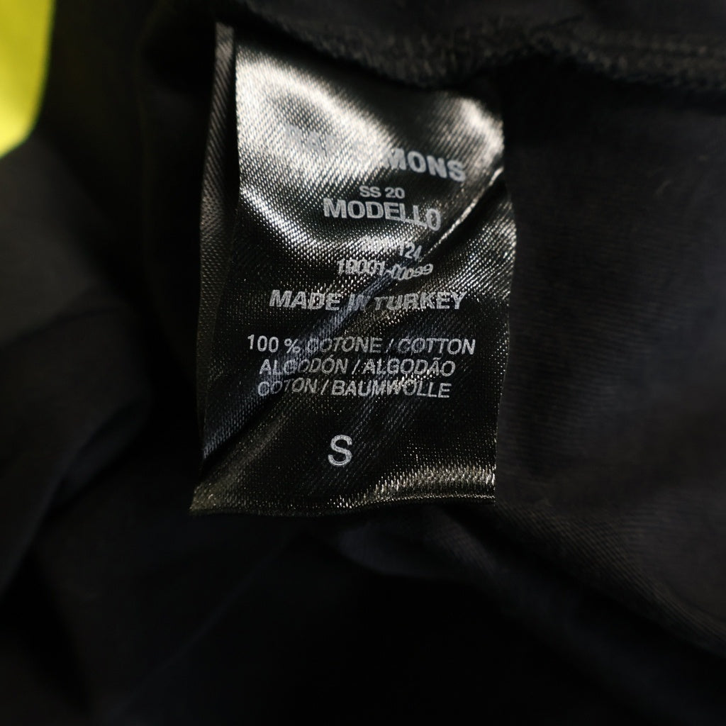 RAF SIMONS(ラフシモンズ) 20SS BIG SMILE TEE ビッグスマイルT 半袖クルーネックTシャツ ブラック 201-124