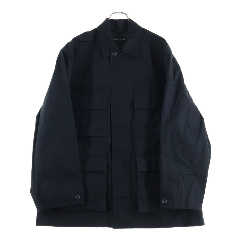 BALENCIAGA(バレンシアガ) CARGO JACKET カーゴジャケット ワークジャケット ブラック RO65 720159 TNP07