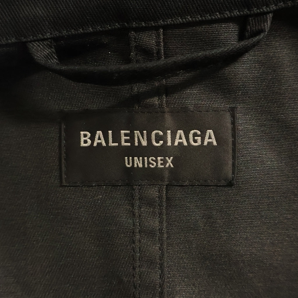 BALENCIAGA(バレンシアガ) CARGO JACKET カーゴジャケット ワークジャケット ブラック RO65 720159 TNP07