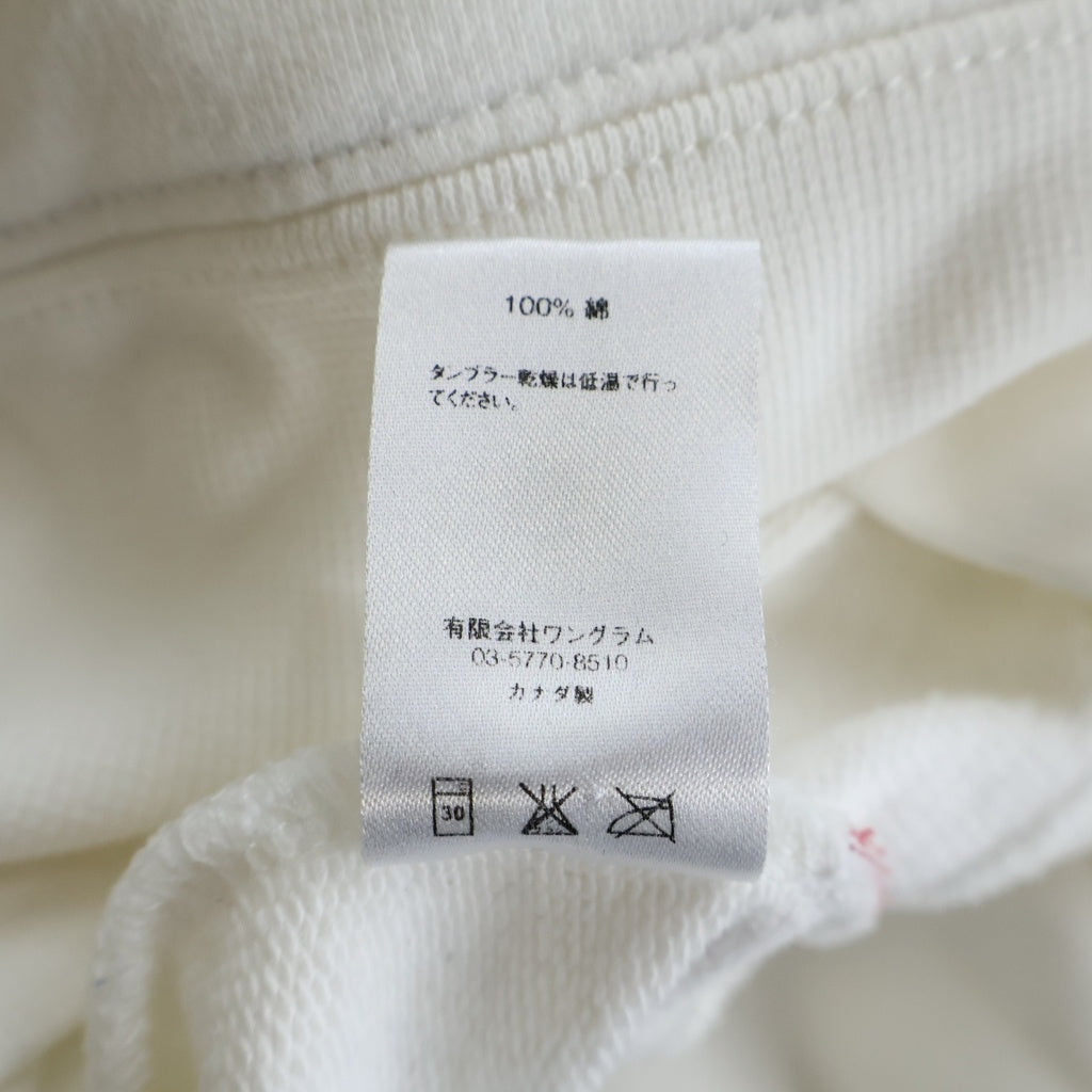 SUPREME(シュプリーム) フードロゴ ジップアップ コットン パーカー ホワイト