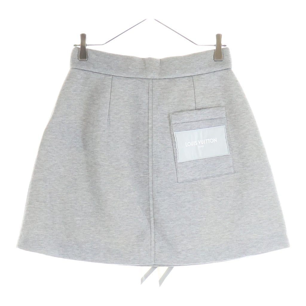 LOUIS VUITTON(ルイヴィトン) 25AW モノグラムスカーフ ミニスカート グレー レディース RW252WB ZHP FTJS92