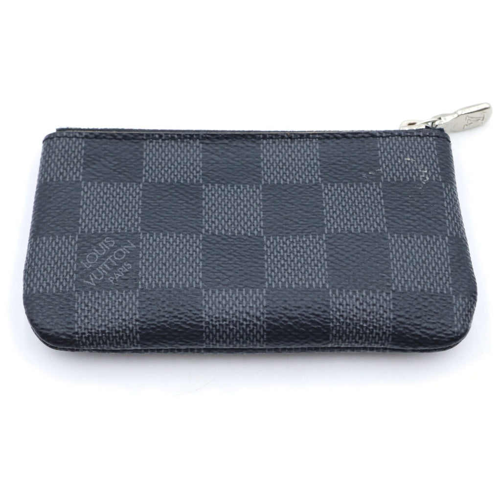 LOUIS VUITTON(ルイヴィトン) ダミエグラフィット ポシェットクレ カードケース ブラック N60155