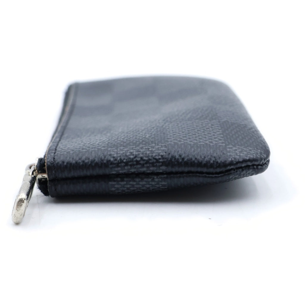 LOUIS VUITTON(ルイヴィトン) ダミエグラフィット ポシェットクレ カードケース ブラック N60155