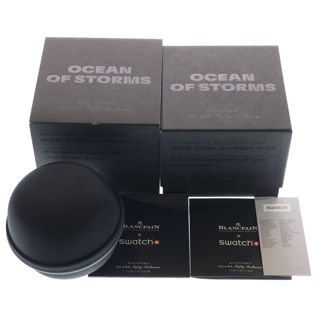 BLANCPAIN(ブランパン) × Swatch Ocean Of Storms スウォッチ 自動巻き 腕時計 ウォッチ ブラック SO35B400