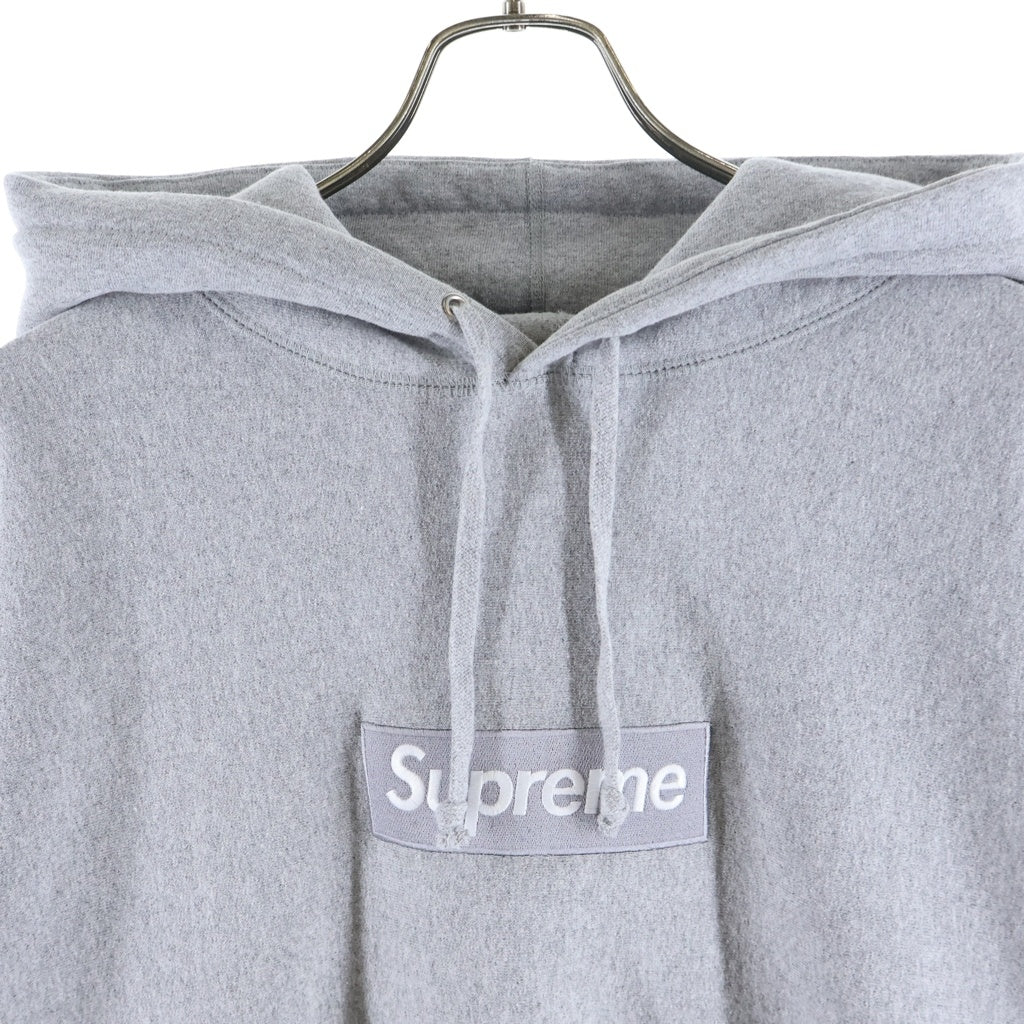 SUPREME(シュプリーム) 24AW Box Logo Hooded Sweatshirt ボックスロゴ プルオーバーパーカー グレー