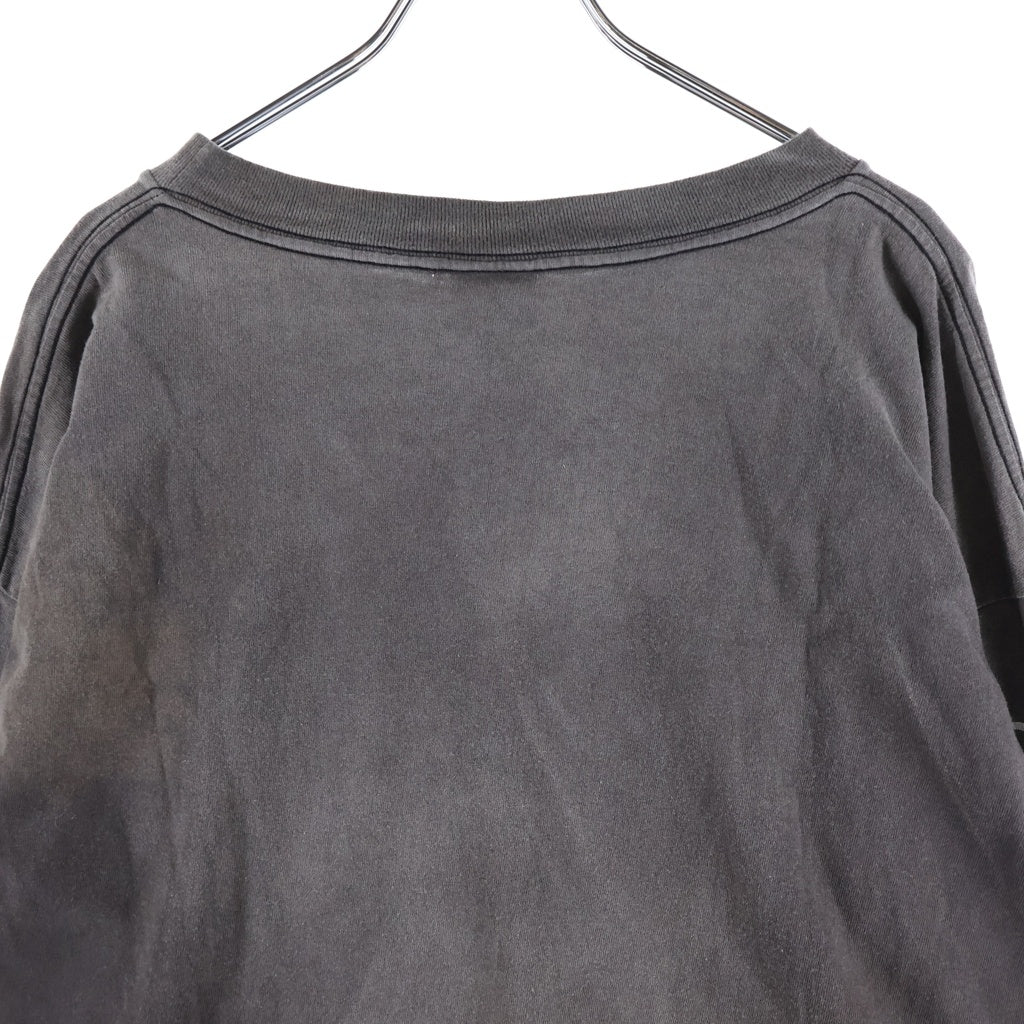 SAINT MICHAEL(セントマイケル) 21AW L/S TEE_SONICYOUTH ソニックユース フォトプリント クルーネック長袖Tシャツ ロングスリーブTシャツ グレー SM-A21-0000-023