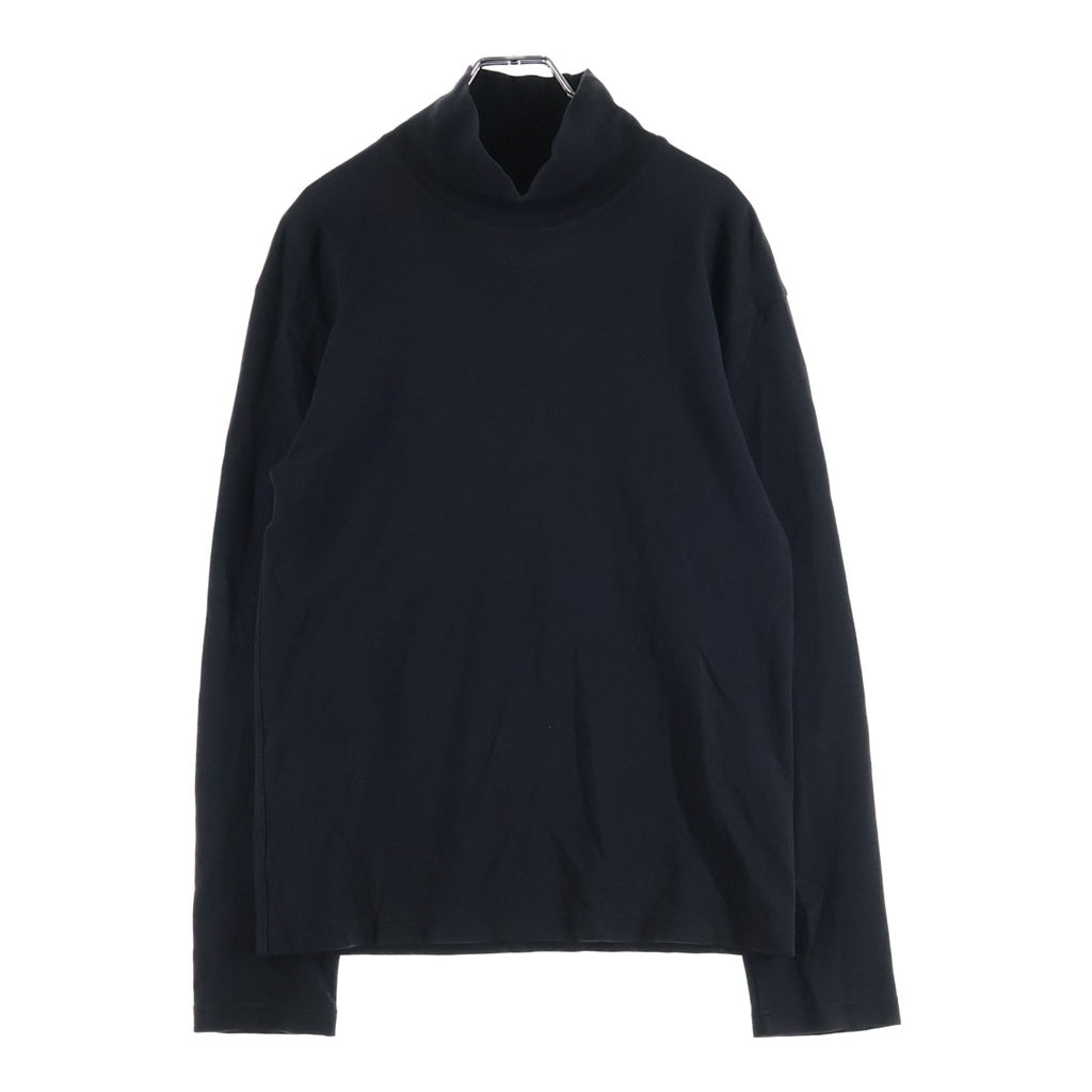 BOTTEGA VENETA(ボッテガヴェネタ) BV刺繍 ウール ハイネック 長袖Tシャツ ブラック 753740 V37J0