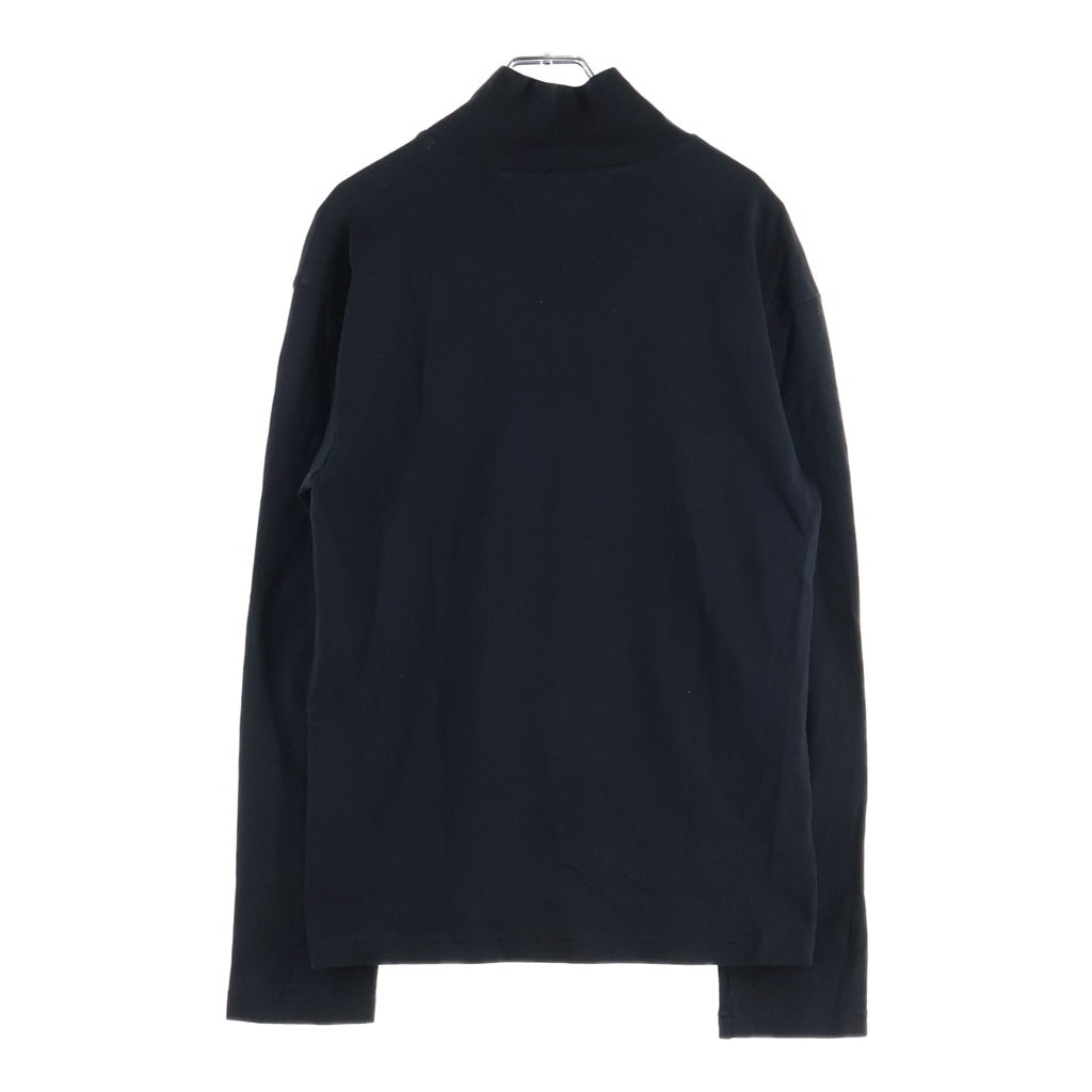 BOTTEGA VENETA(ボッテガヴェネタ) BV刺繍 ウール ハイネック 長袖Tシャツ ブラック 753740 V37J0