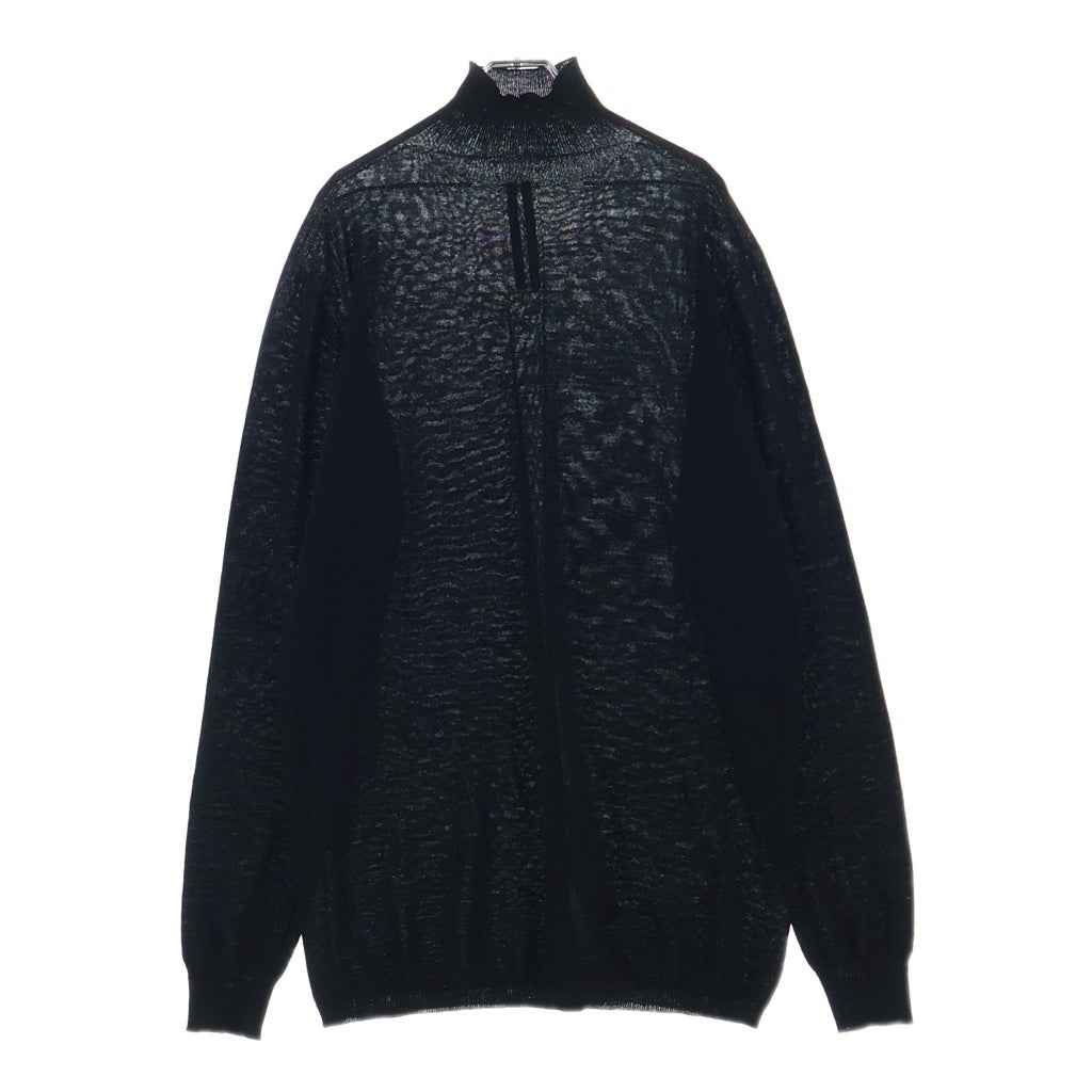 Rick Owens(リックオウエンス) Oversized Turtleneck オーバーサイズタートルネックセーター ブラック