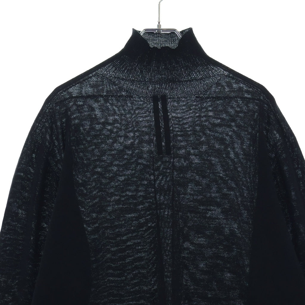 Rick Owens(リックオウエンス) Oversized Turtleneck オーバーサイズタートルネックセーター ブラック