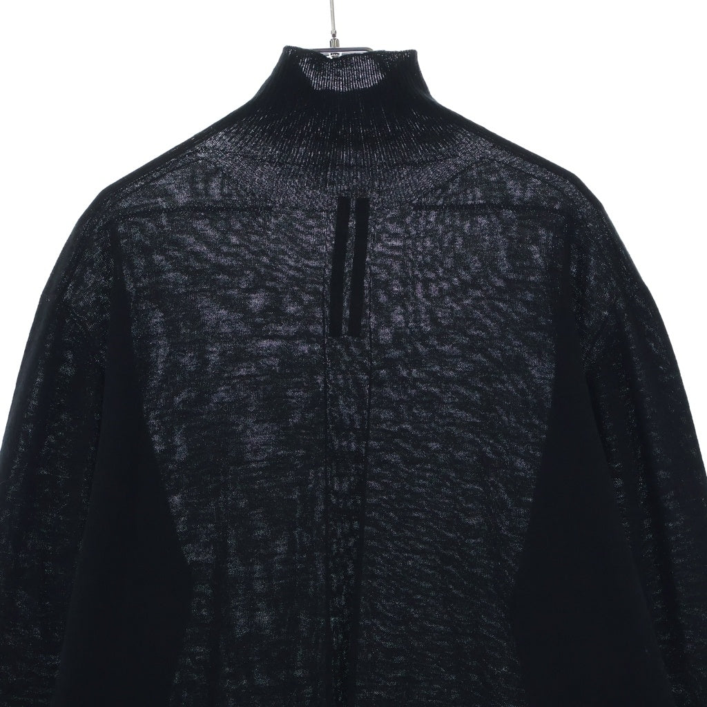 Rick Owens(リックオウエンス) Oversized Turtleneck オーバーサイズタートルネックセーター ブラック