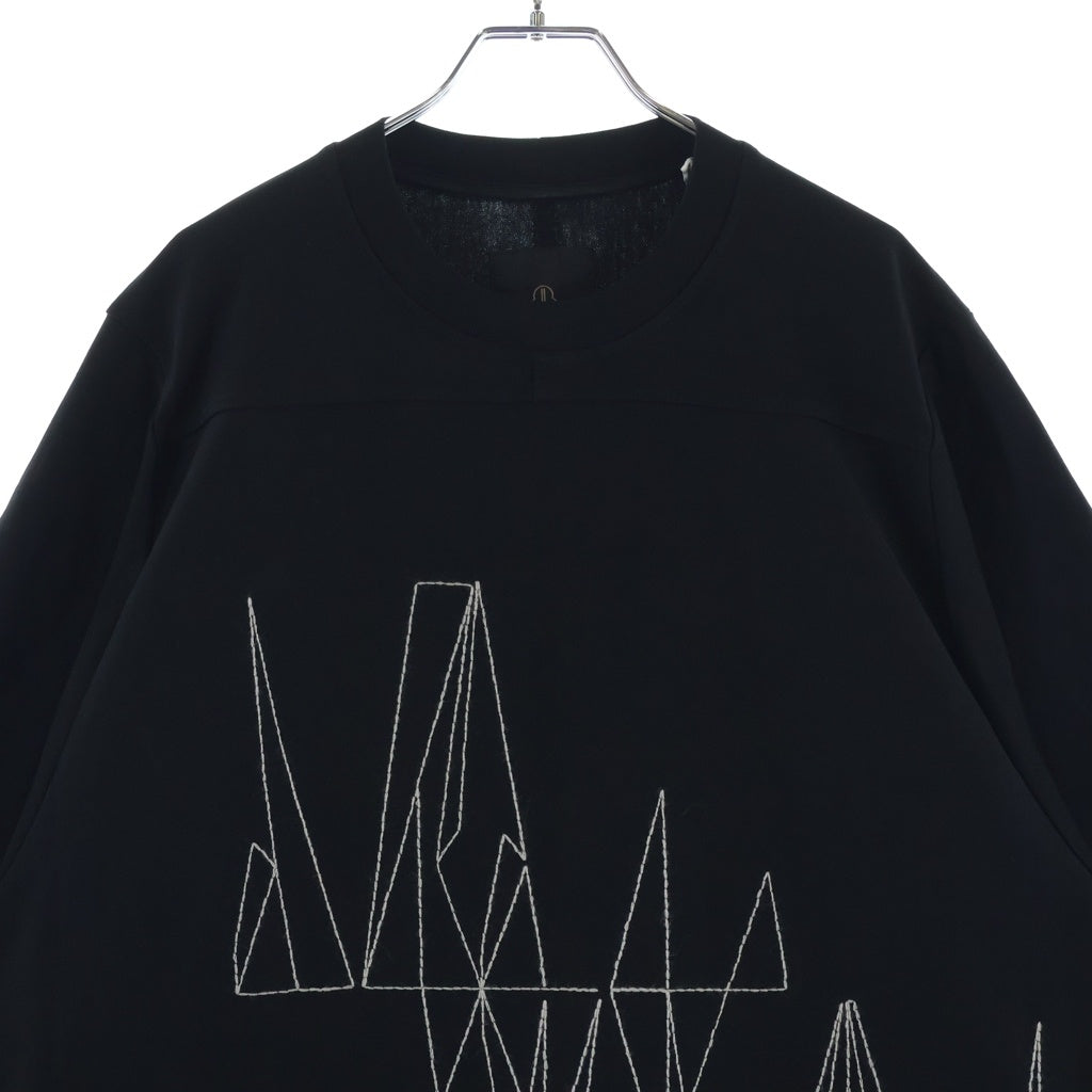 Rick Owens(リックオウエンス) 26SS ×MONCLER JUMBO ジャンボ 半袖Tシャツ カットソー ブラック