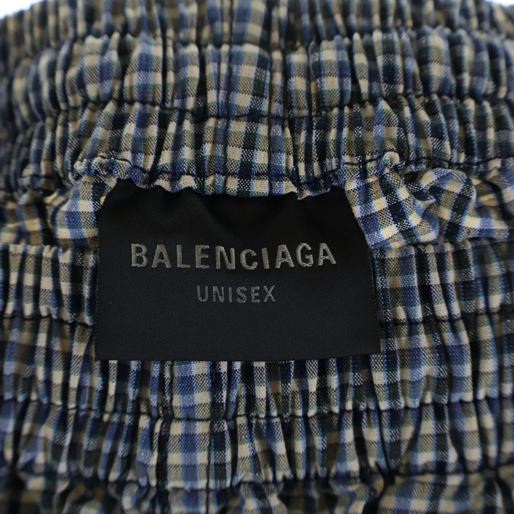 BALENCIAGA(バレンシアガ) 25SS Tracksuit Check Long Pants トラックスーツチェックロングパンツ マルチカラー 838857 TSM11