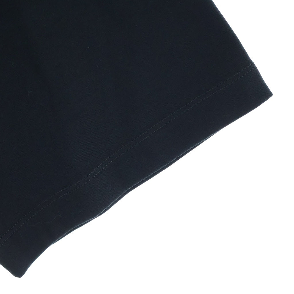 PRADA(プラダ) 23SS トライアングルロゴプレート クルーネック 半袖Tシャツ カットソー ブラック UJN861 S232 240
