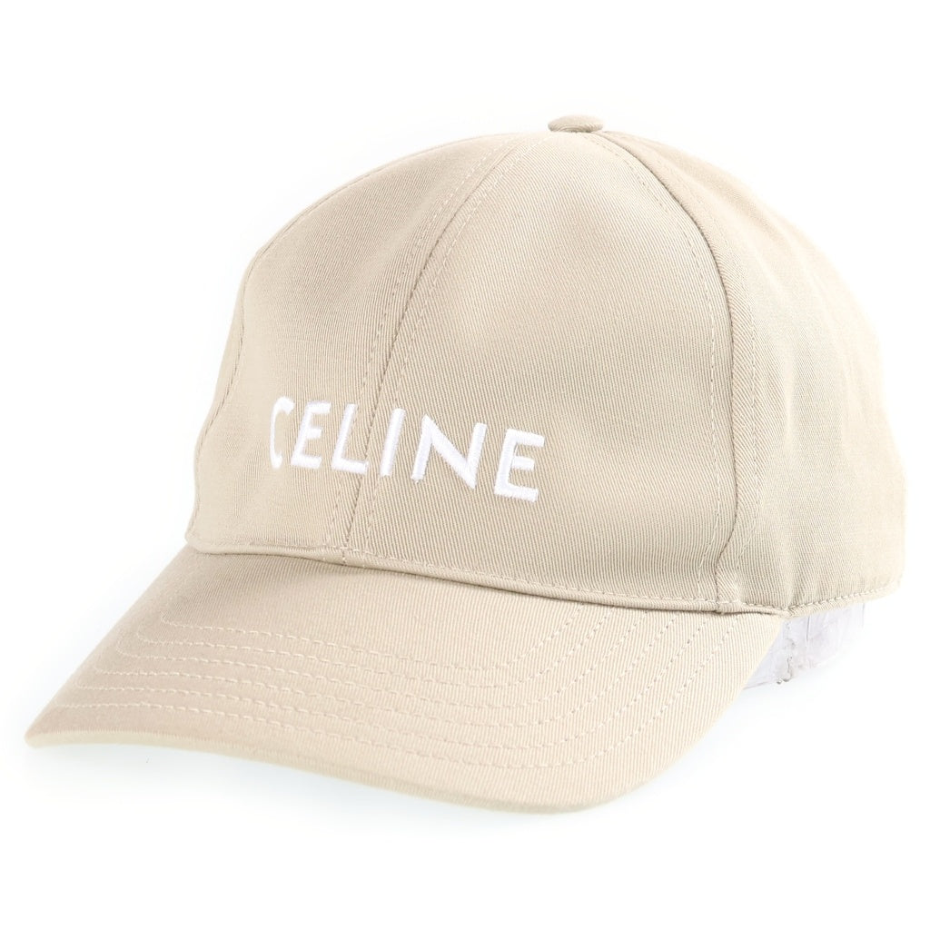 CELINE(セリーヌ) ロゴ刺繍 ベースボールキャップ ベージュ 2AUS9228R.02BG レディース