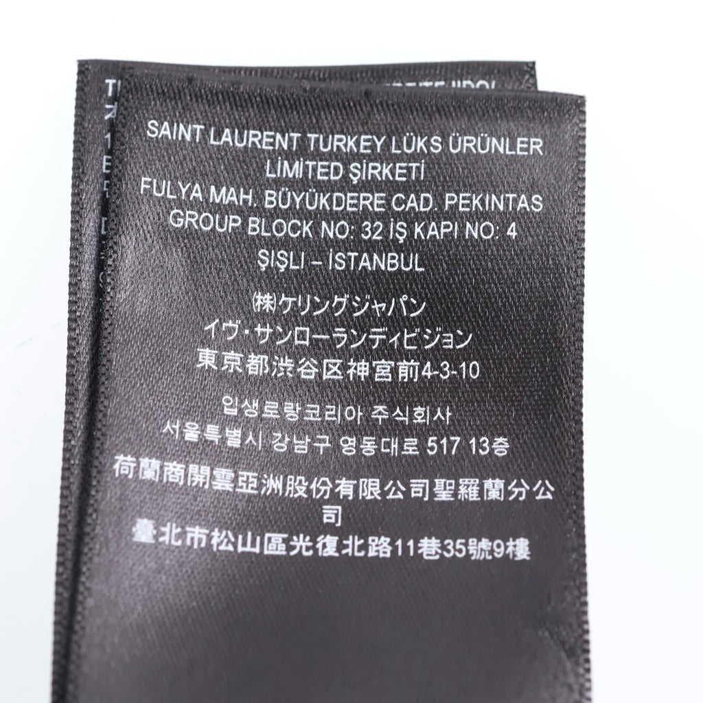 SAINT LAURENT PARIS(サンローランパリ) ×NEW ERA YSLロゴ モノグラムキャップ カサンドラ ブラック 687687 YCL361000