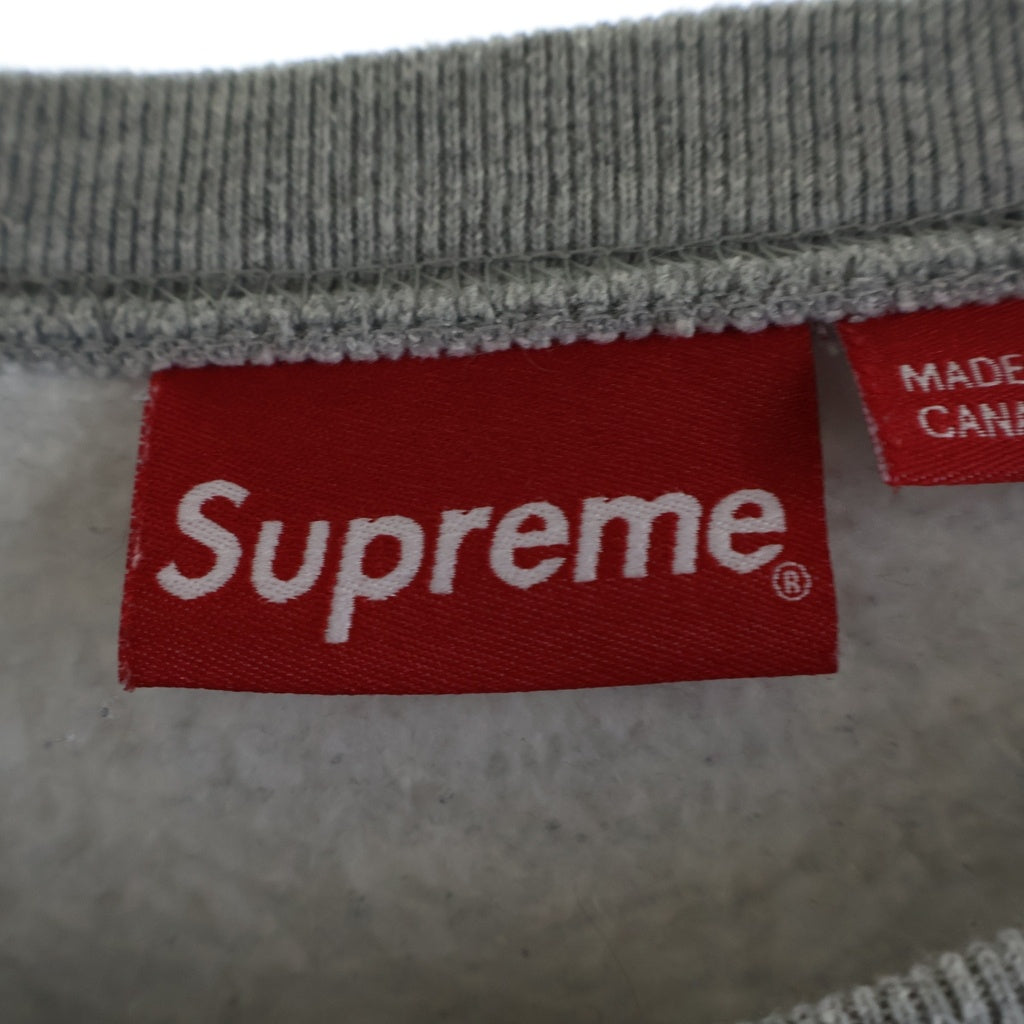SUPREME(シュプリーム) 22AW Box Logo Crewneck ボックスロゴ クルーネック スウェット トレーナー グレー