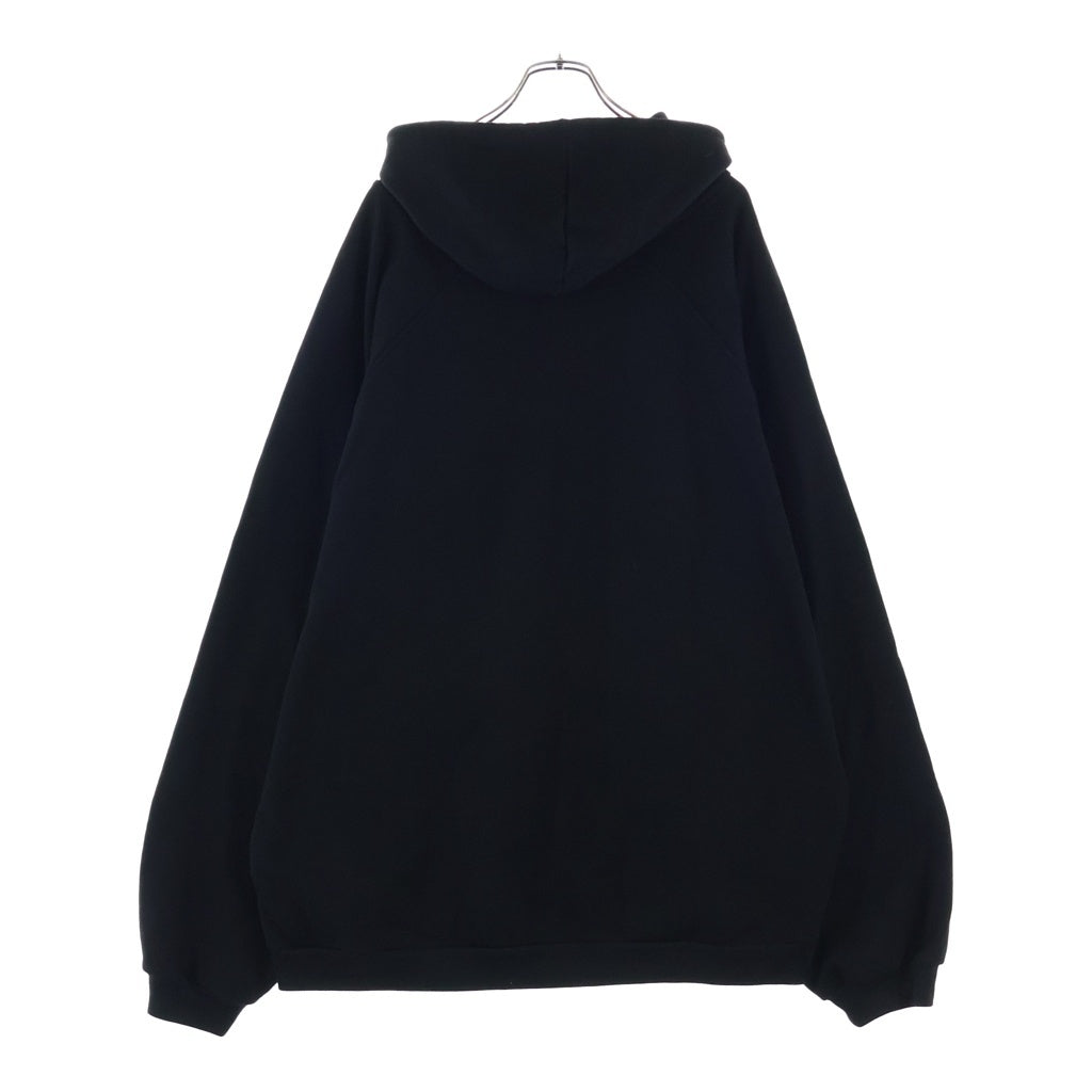 RAF SIMONS(ラフシモンズ) 21SS ARCHIVE REDUX HOODIE フロントプリント プルオーバーパーカー ブラック A01-125