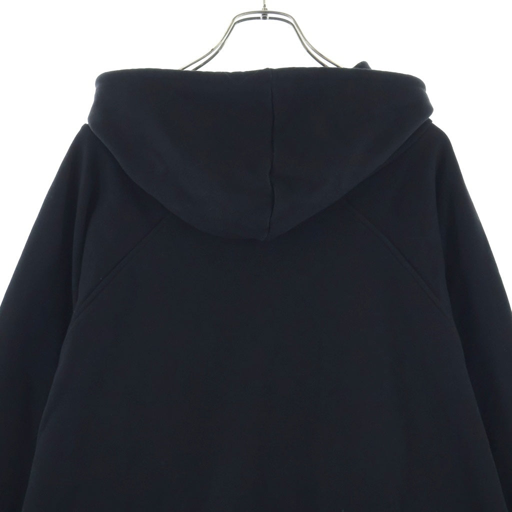 RAF SIMONS(ラフシモンズ) 21SS ARCHIVE REDUX HOODIE フロントプリント プルオーバーパーカー ブラック A01-125