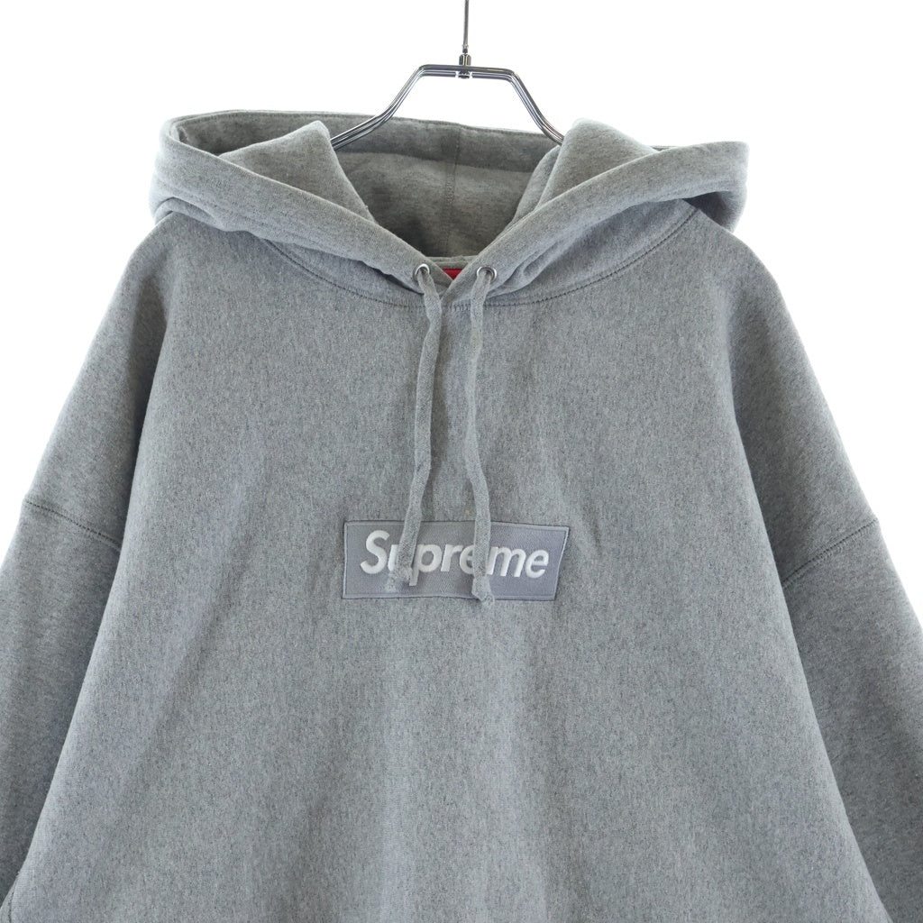 SUPREME(シュプリーム) 24AW Box Logo Hooded Sweatshirt ボックスロゴ スウェットプルオーバーパーカー フーディー グレー