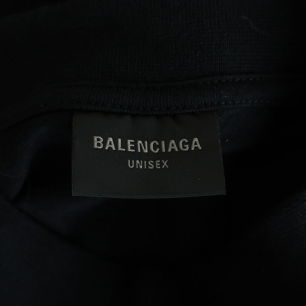 BALENCIAGA(バレンシアガ) 23AW レイヤードスポーツロゴ クルーネック半袖Tシャツカットソー ブラック 739028 TPVF2